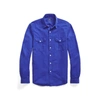 Ralph Lauren Classic Fit Washed Workshirt In Cruise Royal