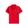 Ralph Lauren Custom Slim Fit Big Pony Polo Shirt In Rl 2000 Red
