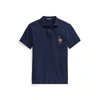 Ralph Lauren Custom Slim Fit Big Pony Polo Shirt In Cruise Navy