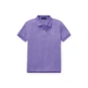 Polo Ralph Lauren Kids' Cotton Mesh Polo Shirt In Purple