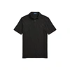 Ralph Lauren Custom Slim Fit Stretch Mesh Polo Shirt In Polo Black/c9760