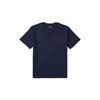 Polo Ralph Lauren Kids' Cotton Jersey Crewneck Tee In Cruise Navy