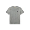 Polo Ralph Lauren Kids' Cotton Jersey Crewneck Tee In Andover Heather