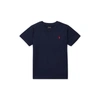 Polo Ralph Lauren Kids' Cotton Jersey V-neck Tee In Cruise Navy