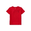 Polo Ralph Lauren Kids' Cotton Jersey V-neck Tee In Rl 2000 Red