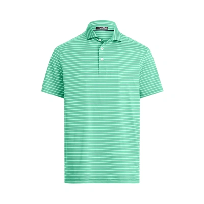 Ralph Lauren Classic Fit Performance Polo Shirt In Course Green/pure White