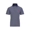 Ralph Lauren Classic Fit Performance Polo Shirt In French Navy/pure White