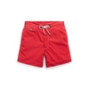 Double Rl Twill Drawstring Short In Red