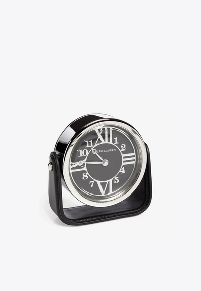 Ralph Lauren Brennan Desktop Clock In Black