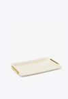 Aerin Small Shargreen Vanity Tray In Cream