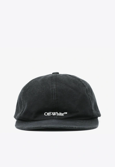 Off-white Bookish Ow Baseball Cap In Black