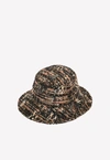 DOLCE & GABBANA BOUCLÉ BUCKET HAT,FH512A FMMF9 S8030