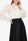 Temperley London Costume Silk Shirt In White