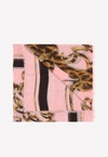Versace Baroque Print Silk Blend Shawl In Multicolor