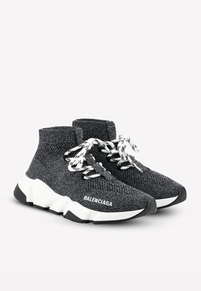 Lace Balenciaga Shoes Stretch Knit Balenciaga Speed Lace-up