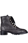 Stuart Weitzman Reysen Lace Up Boots In Dark Brown