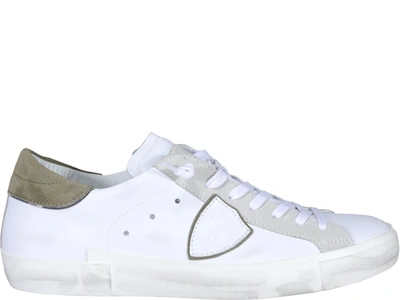 Philippe Model Paris Panelled Low In White