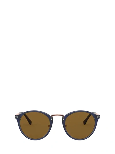 Persol Po3248s Cobalto &amp; Bronze Sunglasses In Cobalto & Bronze