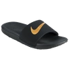 Nike Boys  Kawa Slide In Black/metallic Gold