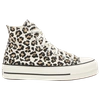 Converse All Star Platform Hi In Driftwood/black/white
