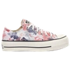 Converse Women's Festival Platform Chuck Taylor All Star Ox Low Top Casual Sneakers From Finish Line In Egret