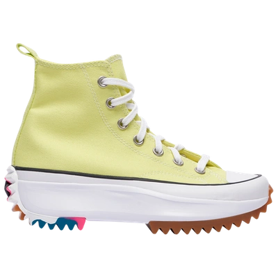 Converse Womens  Run Star Hike Platform Hi In Light Zitron/white