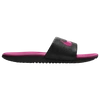 Nike Girls  Kawa Slide In Black/pink