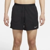 Nike Flex Stride Run Division Men's Brief-lined Running Shorts In Black/black/reflective Silver
