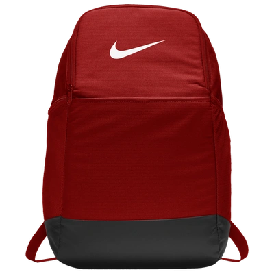 Nike Brasilia Medium Backpack In University Red