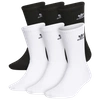 Adidas Originals Adidas Training 6 Pack Ankle Socks In White In Black/white