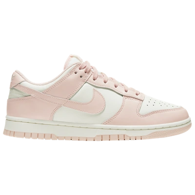 Nike Dunk Low Trainers In White/orange