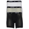 Nike Dri-fit Everyday Assorted 3-pack Performance Boxer Briefs In Black/white/grey