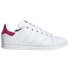 Adidas Originals Adidas Big Girls Originals Stan Smith Primegreen Casual Sneakers From Finish Line In White/white/bold Pink