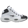 Reebok Question Mid-top Sneakers In Black/white