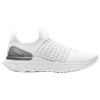 Nike React Phantom Run Flyknit 2 Running Shoe In True White/metallic Silver/white