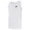 Nike Cotton-jersey Tank Top In White/black