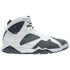 Jordan Air  7 Retro Men's Shoes In White/varsity Purple/flint Grey