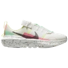 Nike Crater Impact Sneakers In Off White And Neon Tones In White/black