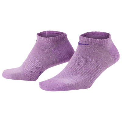 Nike Everyday Women's Lightweight No-show Training Socks In Purple/green/pink