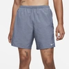 Nike Men's Challenger Brief-lined 7" Running Shorts In Blue