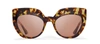 Dita Conique Dts514-53-02 Cat Eye Sunglasses In Pink