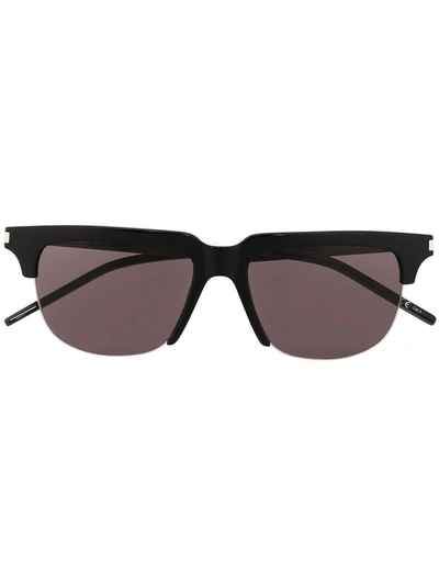Saint Laurent Men's Black Acetate Sunglasses