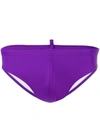 DSQUARED2 PURPLE SWMMING TRUNKS WITH REAR LOGO