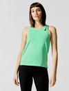 Nike Dri-fit Aeroswift Singlet In Green Glow,black