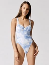 WEWOREWHAT RUCHED CUP ONE PIECE