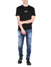 Dsquared2 Rhinestone-embellished Icon T-shirt In Black