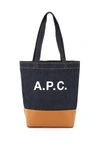 APC A.P.C. AXELLE DENIM SMALL TOTE BAG