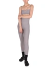 Rotate Birger Christensen Passio Crop-top With Logo - Rotate Sunday In Grey