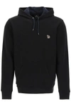 PS BY PAUL SMITH PS PAUL SMITH HOODIE WITH ZEBRA LOGO PATCH