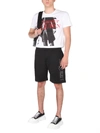 Alexander Mcqueen Logo-embroidered Track Shorts In Black